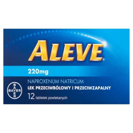 Aleve Lek przeciwbólowy i przeciwzapalny 12 tabletek