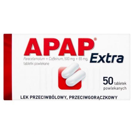 Apap Extra Tabletki powlekane 50 tabletek