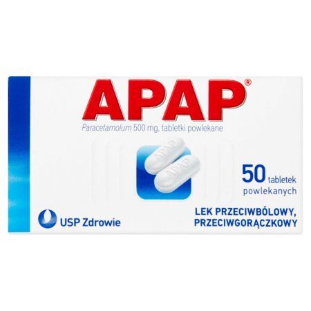 Apap Tabletki powlekane 50 tabletek