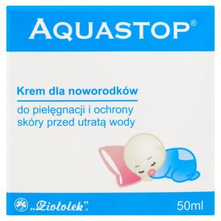 Aquastop Krem dla noworodków do pielęgnacji i ochrony skóry przed utratą wody 50 ml