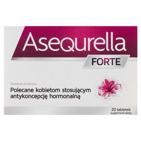 Asequrella Forte Suplement diety 20 tabletek