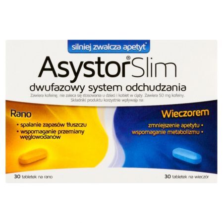 Asystor Slim Suplement diety 2 x 30 sztuk
