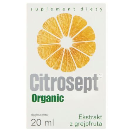 Citrosept Organic Suplement diety ekstrakt z grejpfruta 20 ml