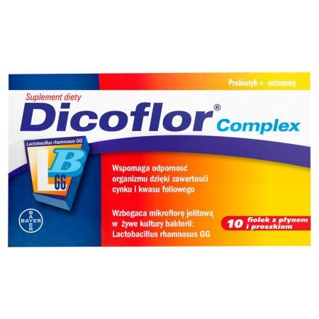 Dicoflor Complex Suplement diety probiotyk + witaminy 109,63 g (10 sztuk)