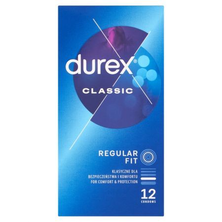 Durex Classic Prezerwatywy 12 sztuk