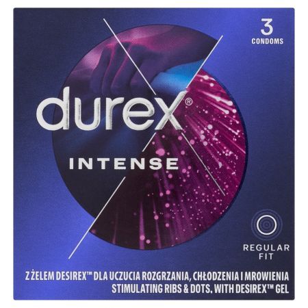 Durex Intense Prezerwatywy 3 sztuki