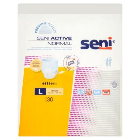 Seni Active Normal Large Elastyczne majtki chłonne 30 sztuk